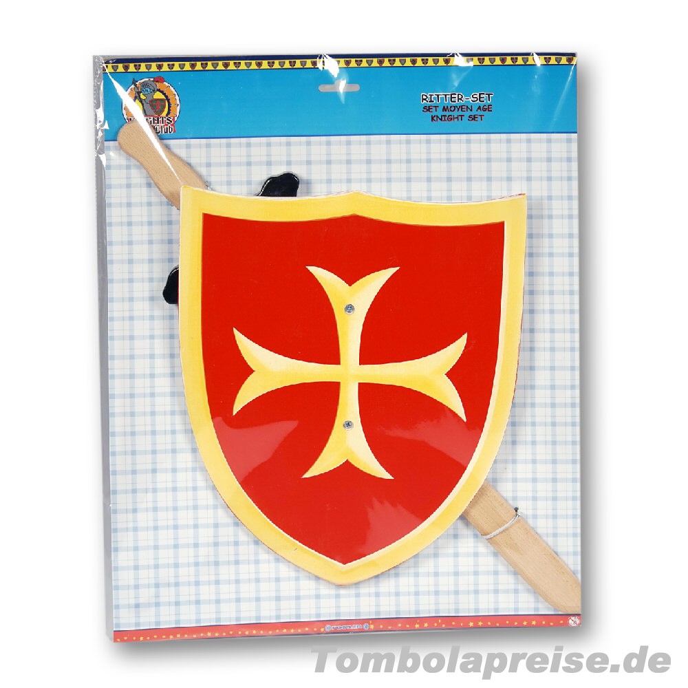 Tombolapreis Holz-Ritterspielset