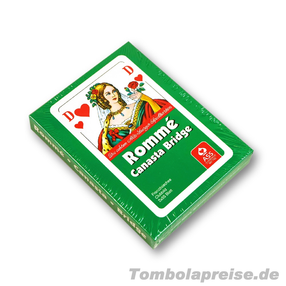 Tombolapreis Romm&eacute; Spielkarten