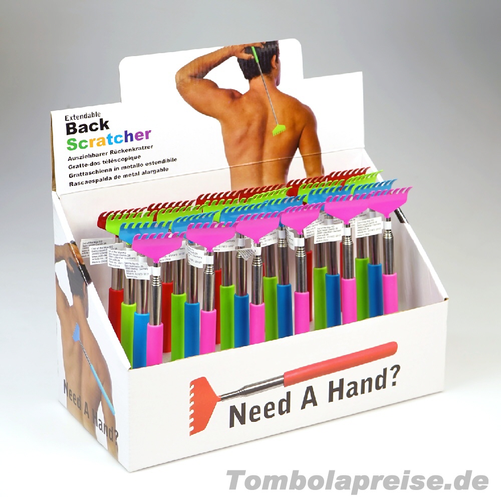 Tombolapreis Ausziehbarer R&uuml;ckenkratzer