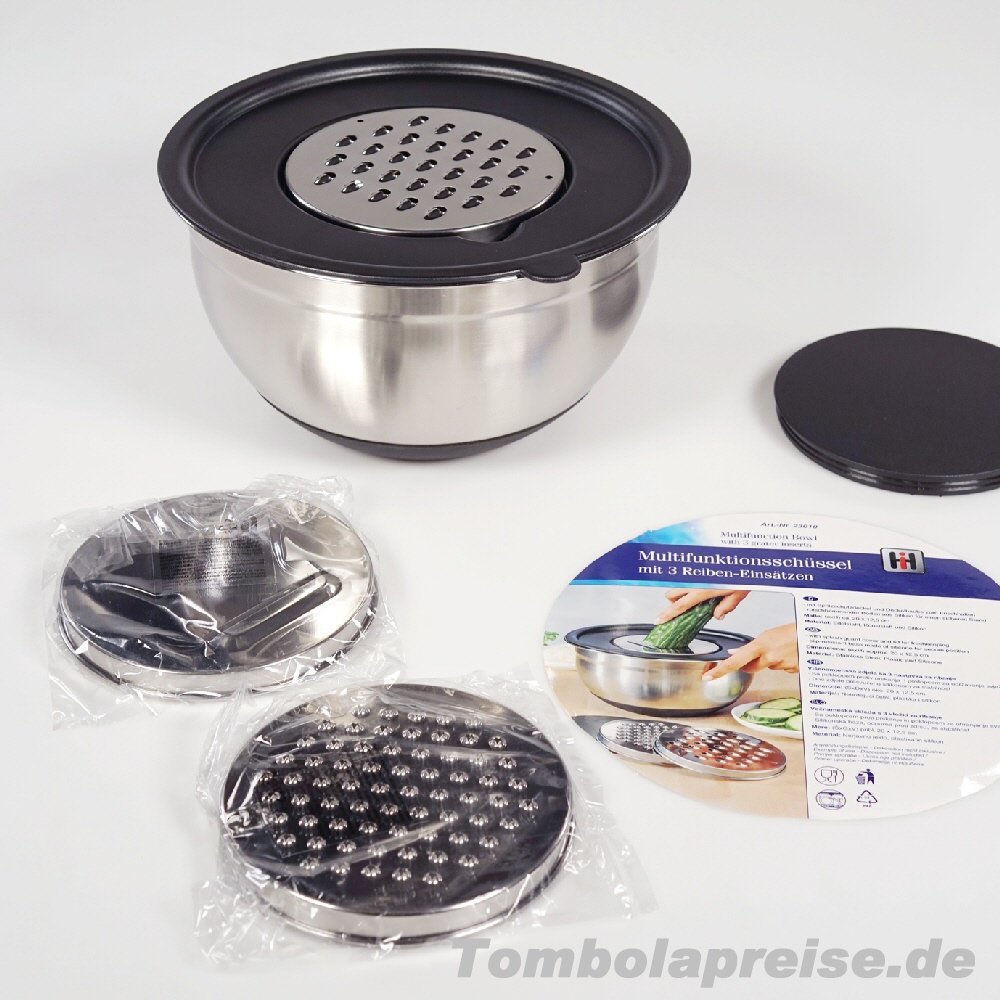 Tombolapreis R&uuml;hrsch&uuml;sseln mit Reiben