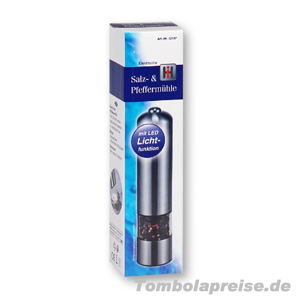 Tombolapreis Elektrische Salz-Pfeffer-M&uuml;hle