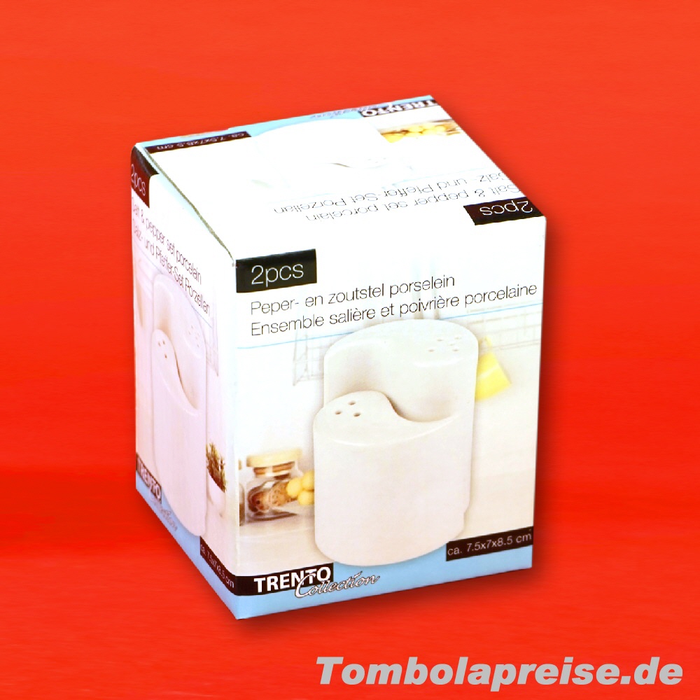 Tombolapreis Gew&uuml;rzstreuer wei&szlig;