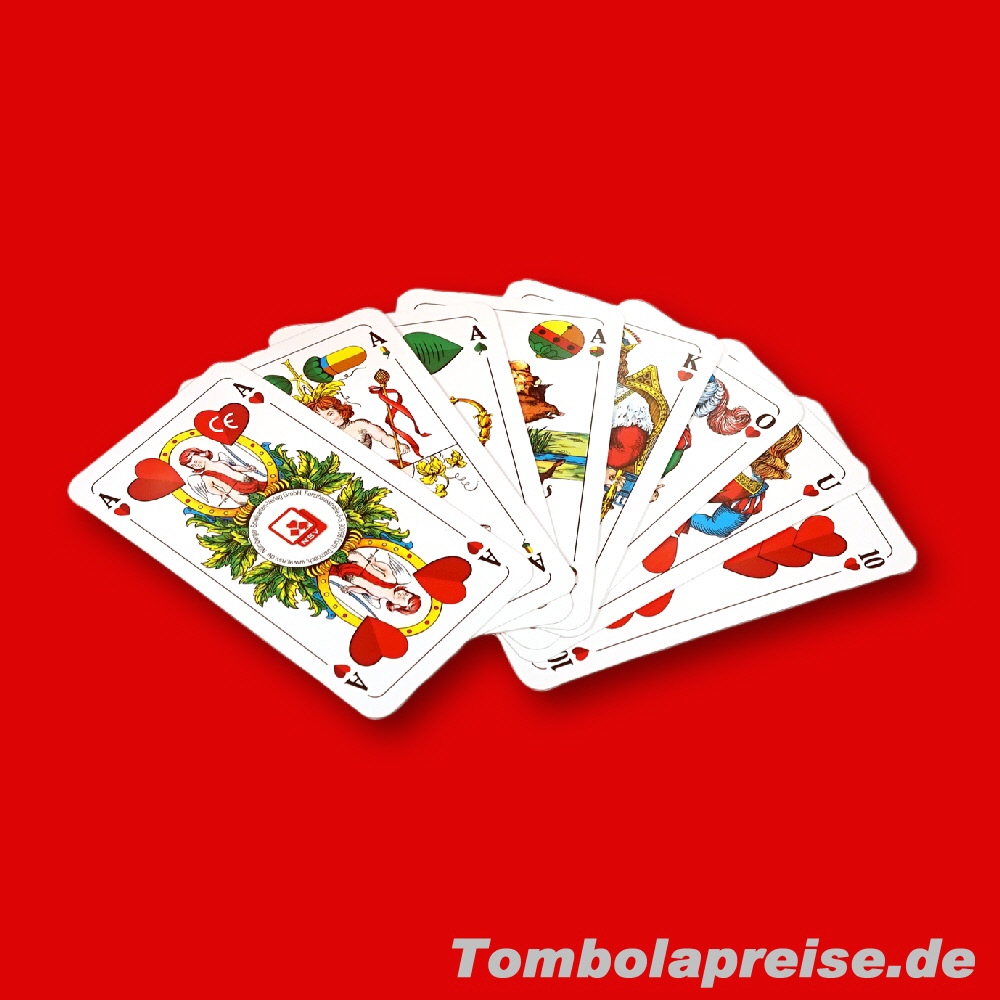 Tombolapreis Individuelle Schafkopfkarten