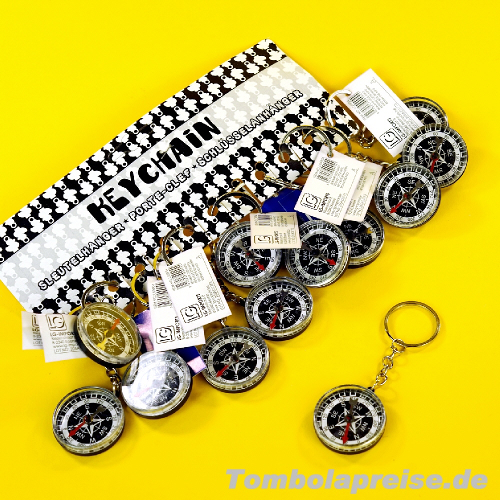 Tombolapreis Schl&uuml;sselanh&auml;nger Kompass