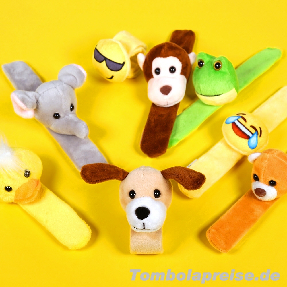 Tombolapreis Schnapparmband Pl&uuml;schtiere