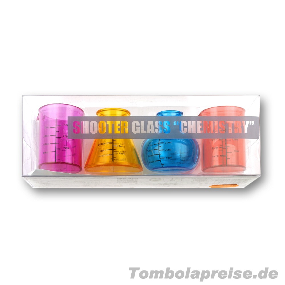 Tombolapreis Schnapsgl&auml;ser-Set Chemie