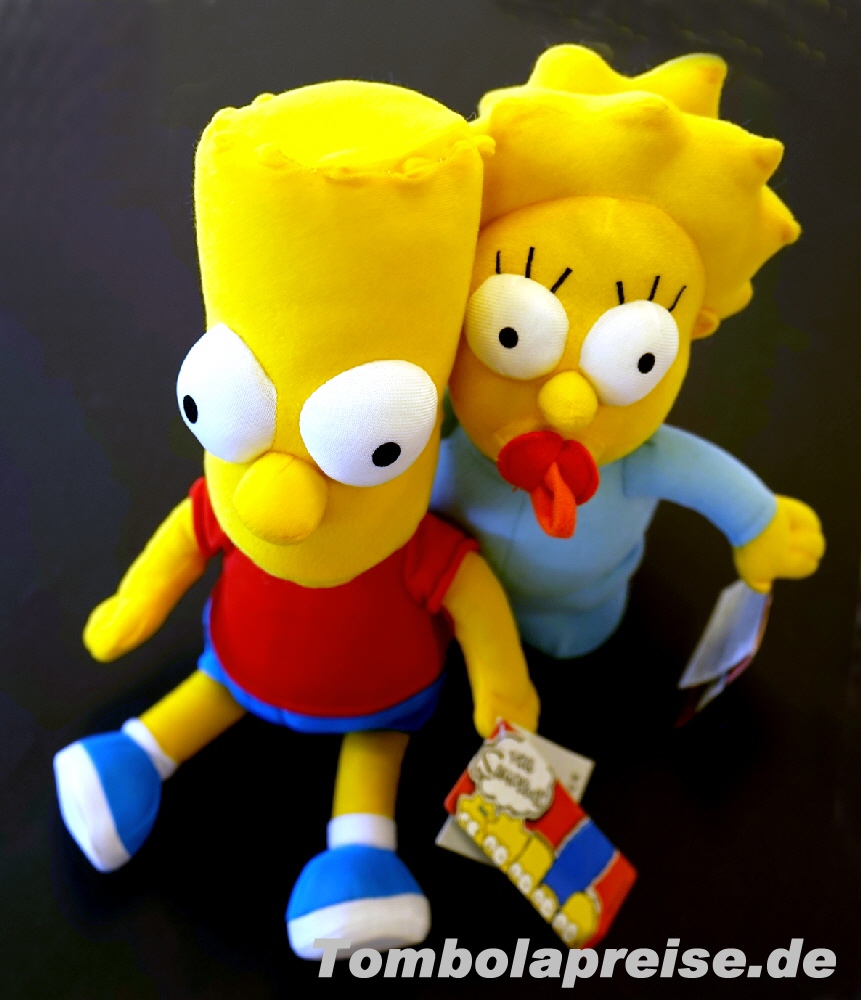 Tombolapreis Lizenzpl&uuml;sch Simpsons