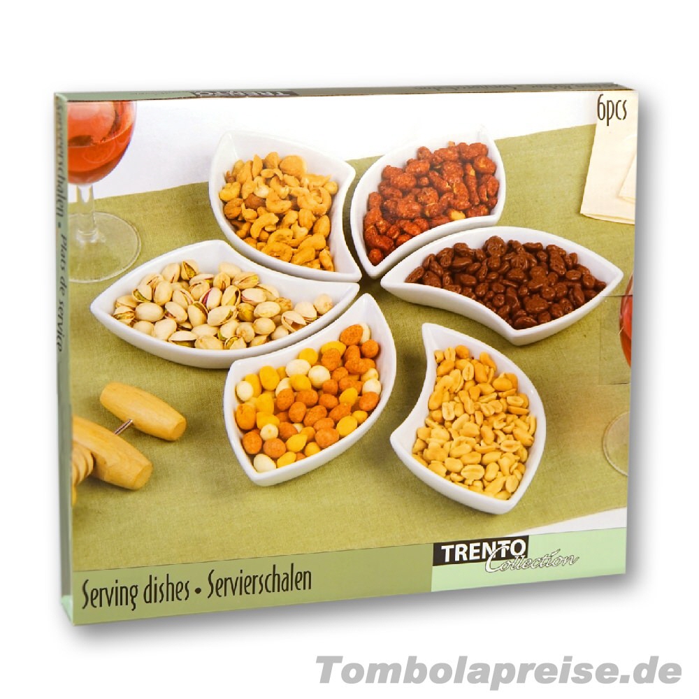 Tombolapreis Bl&uuml;ten-Snackschale aus Porzellan