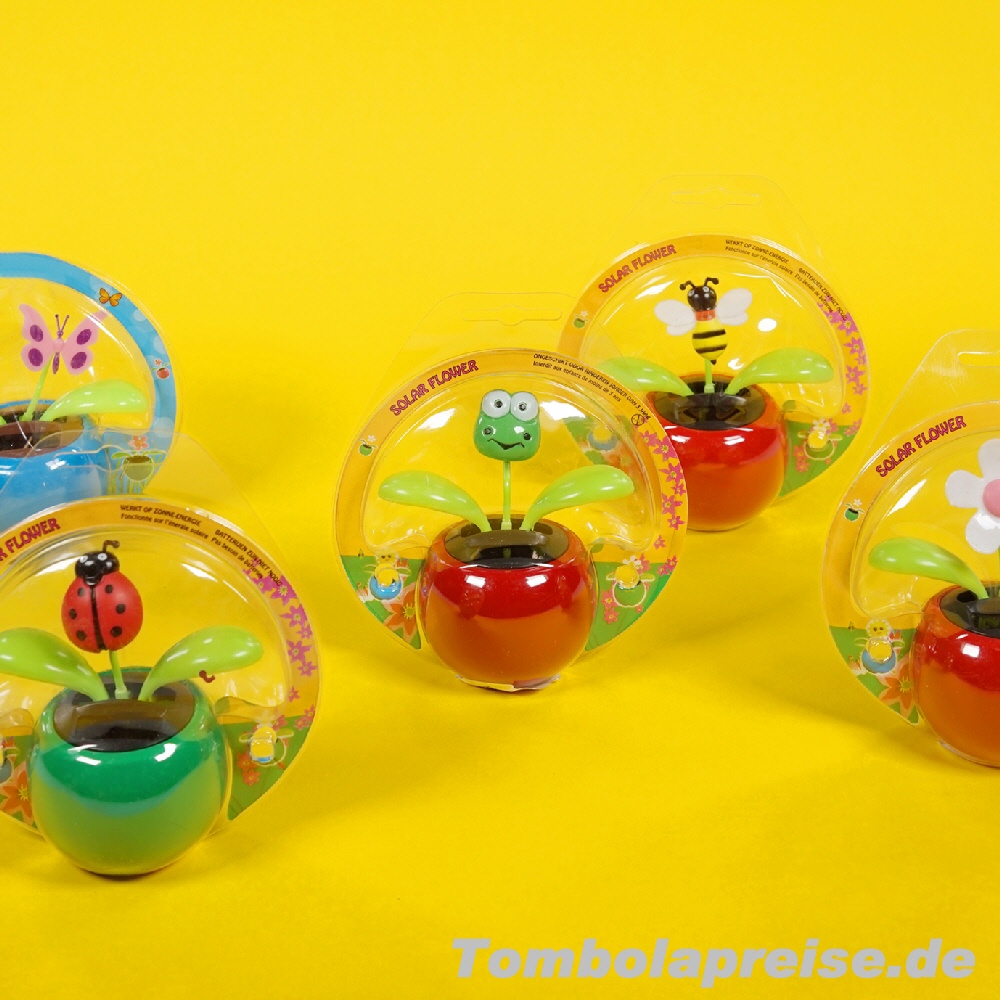 Tombolapreis Solar-Wackelblument&ouml;pfe