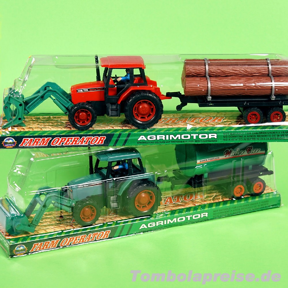 Tombolapreis Traktor mit H&auml;nger
