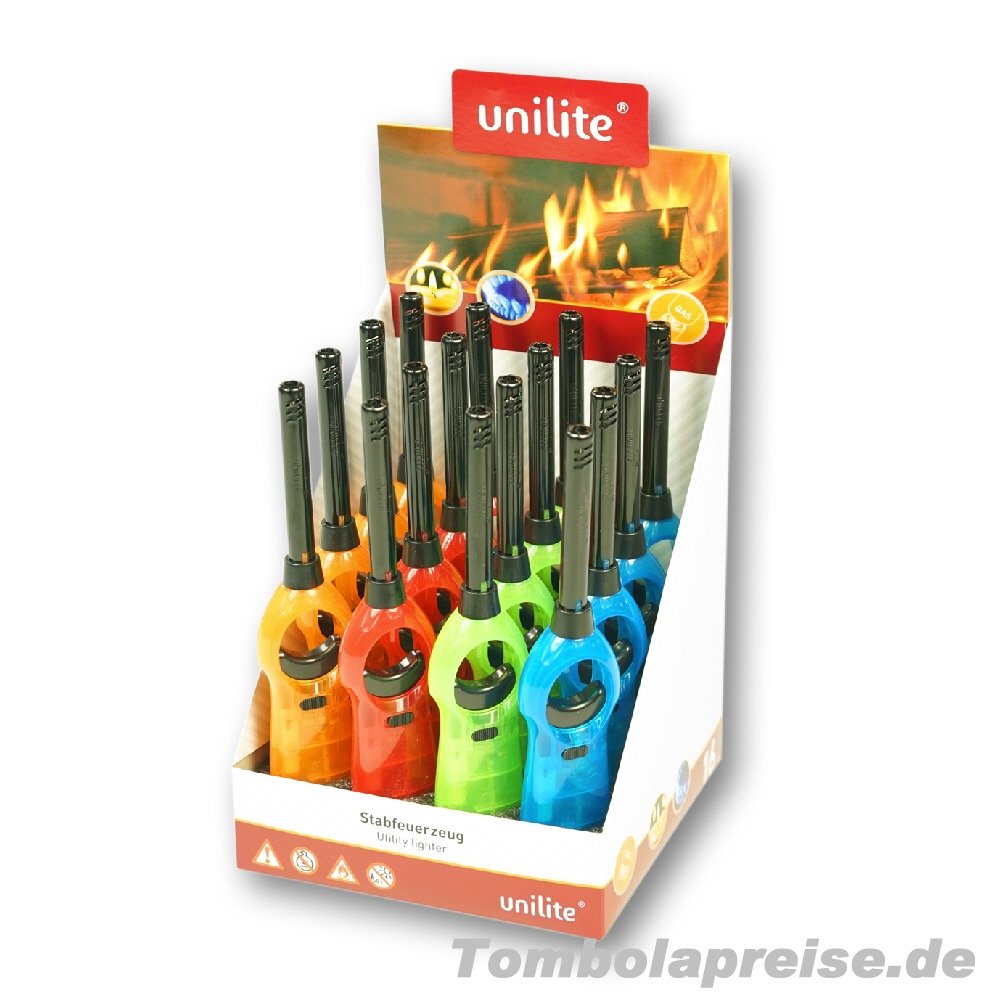 Tombolapreis Transparent buntes Stabfeuerzeug