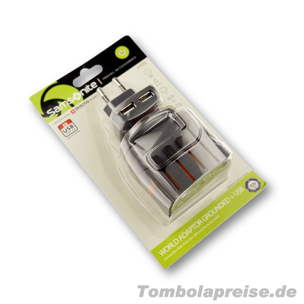 Tombolapreis Reise-Stromadapter