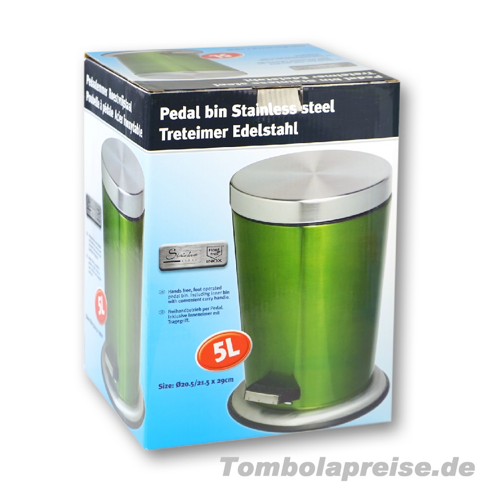 Tombolapreis Treteimer gr&uuml;n 5 Liter