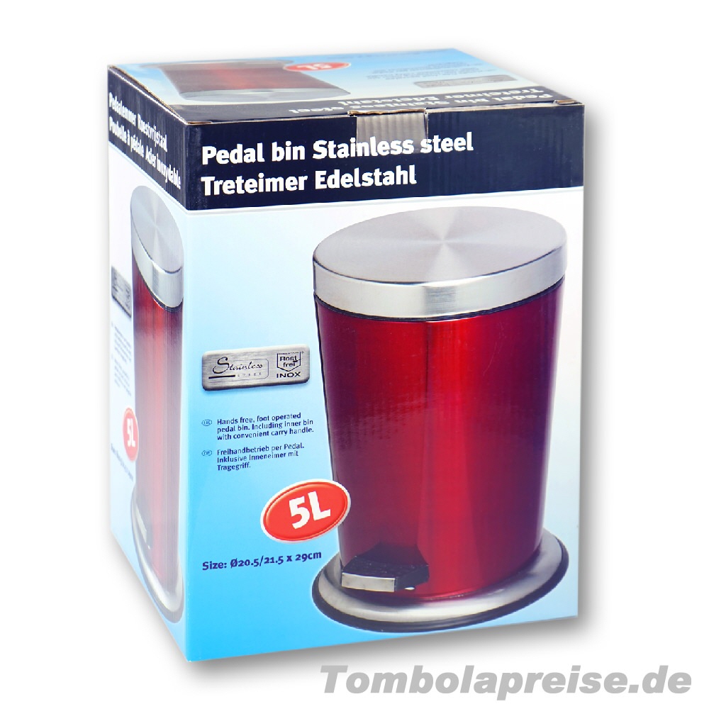 Tombolapreis Treteimer rot 5 Liter
