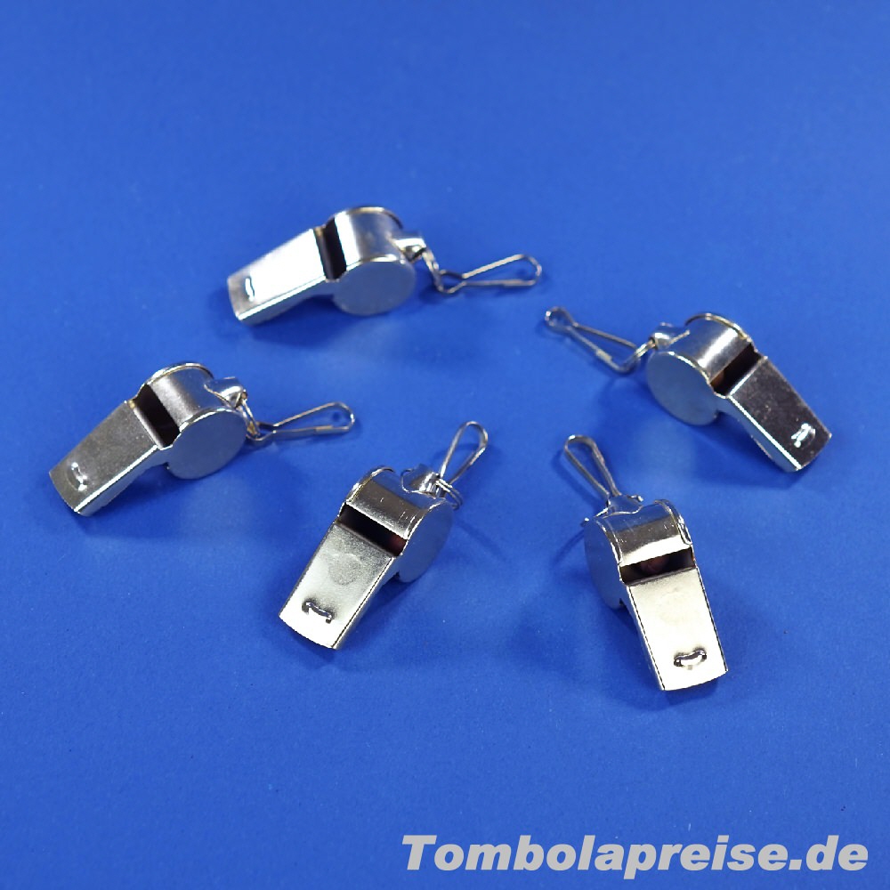 Tombolapreis Metall-Trillerpfeife