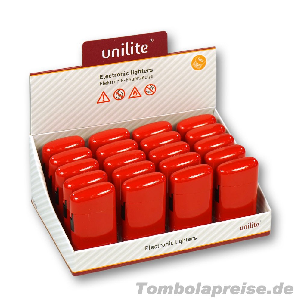 Tombolapreis Feuerzeug Turbo rot