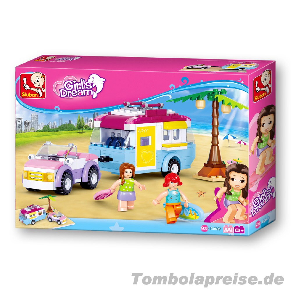 Tombolapreis Urlauber Steckbausteinkasten