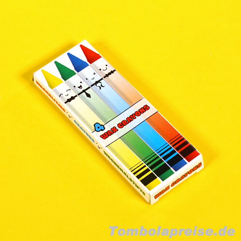Tombolapreis 4er-Set Wachsmalstifte