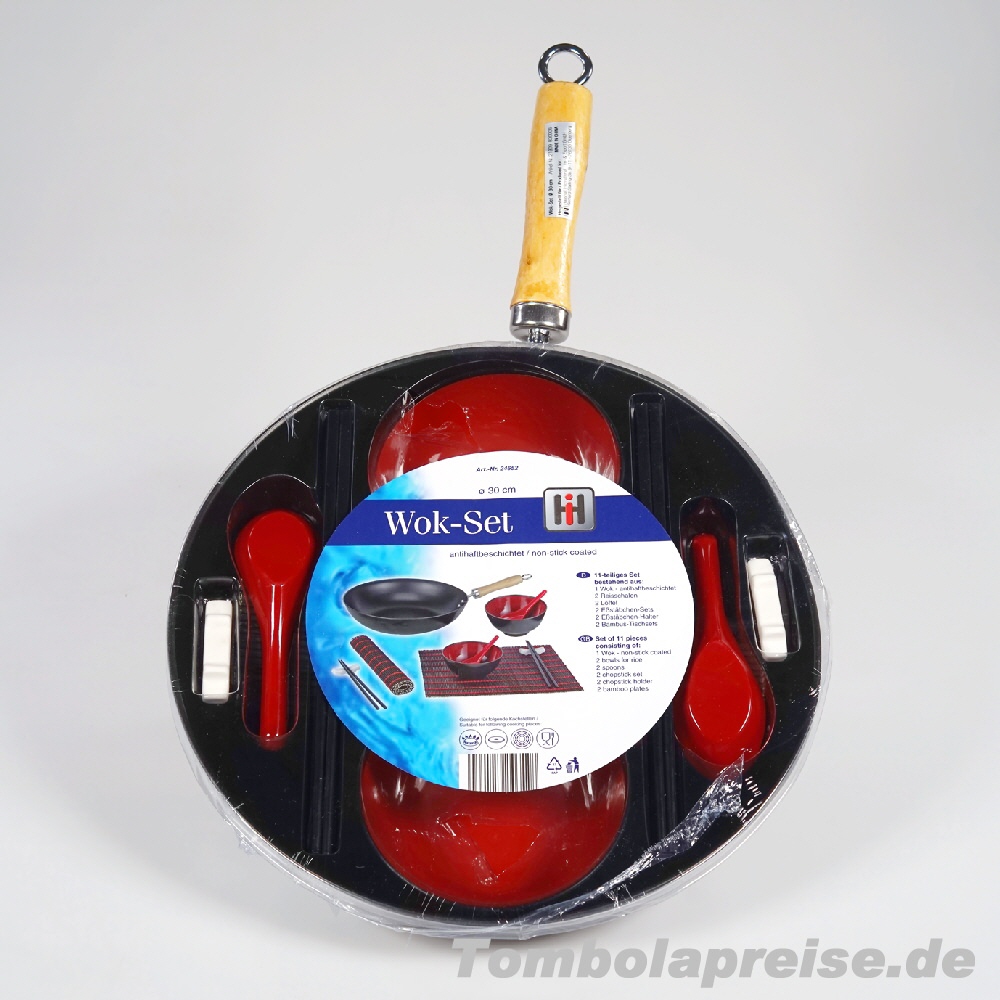 Tombolapreis Wokpfannen-Set 11teilig