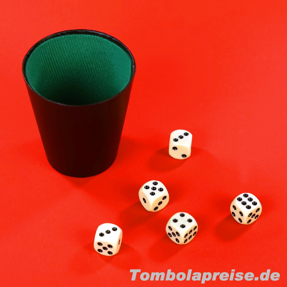 Tombolapreis W&uuml;rfelbecher-Set