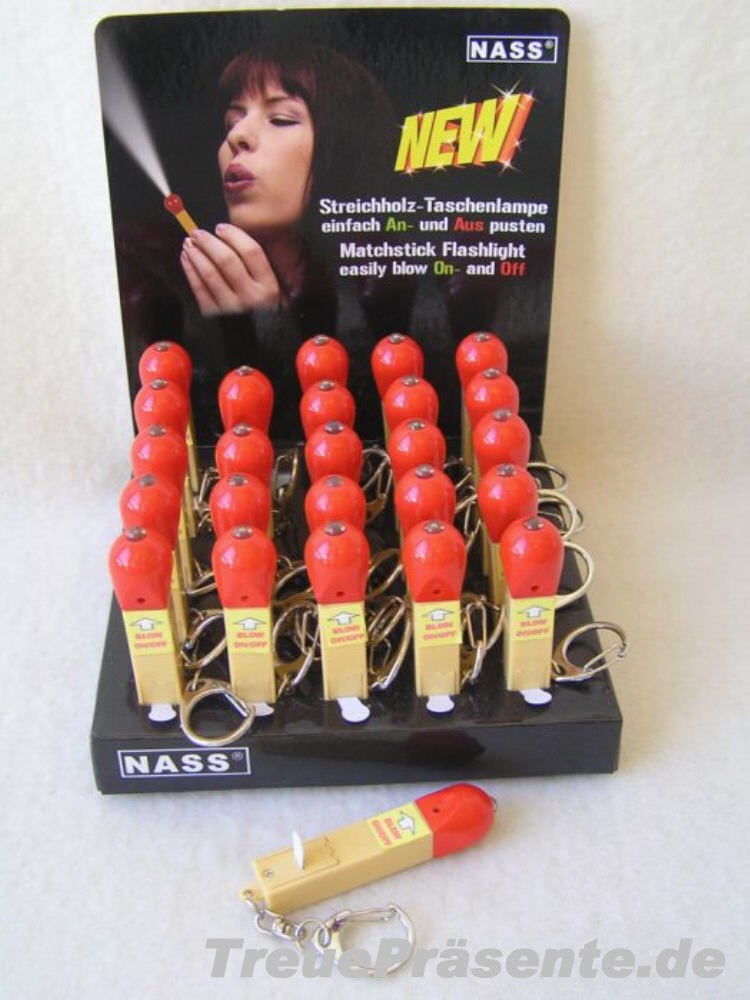 Streichholz-Taschenlampe