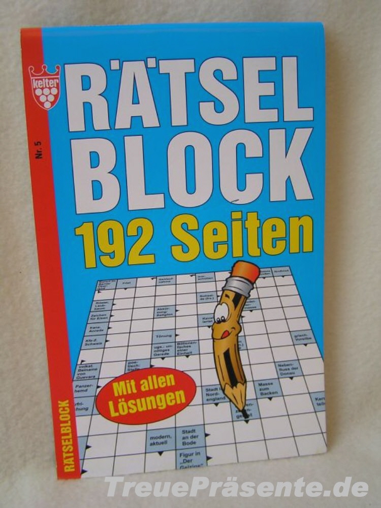 R&auml;tselblock