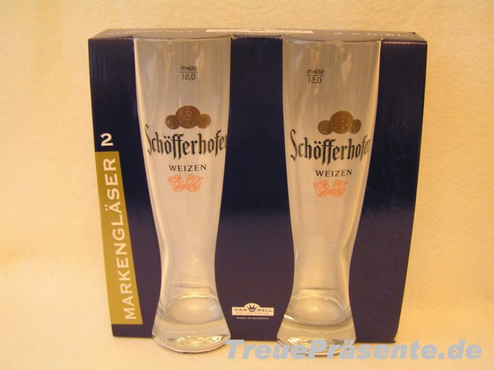 Wei&szlig;biergl&auml;ser Sch&ouml;fferhofer