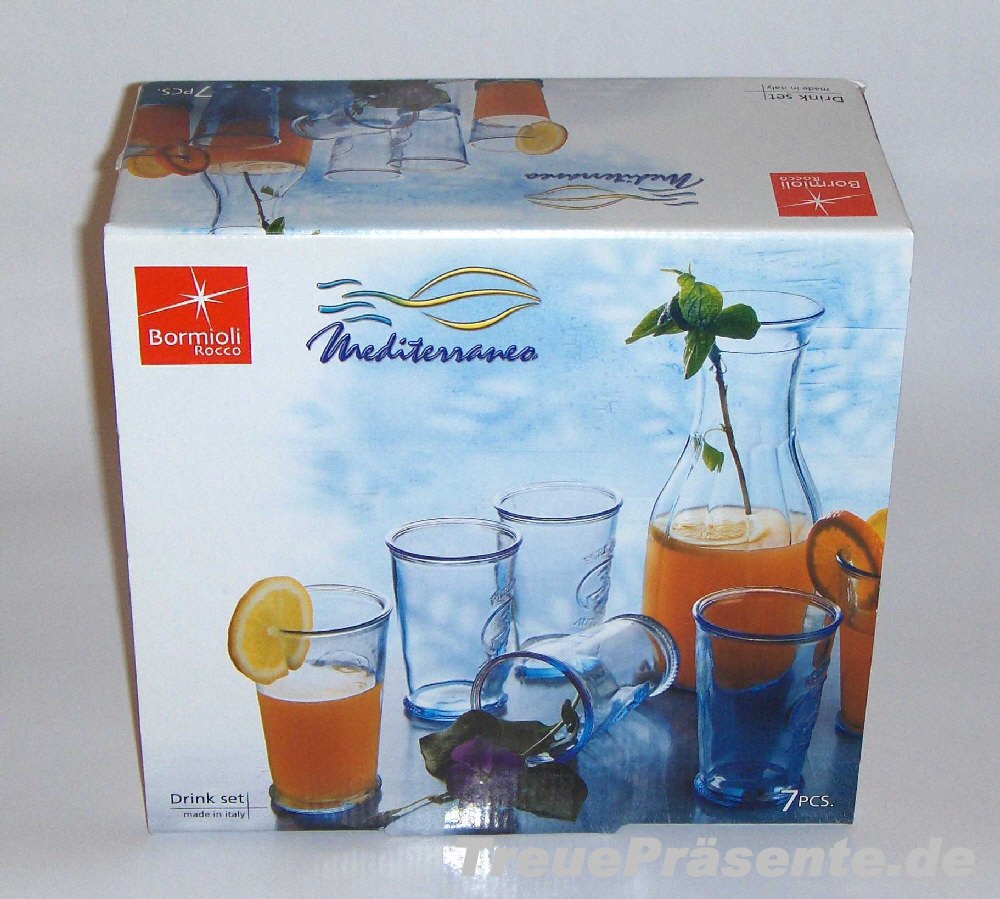 7-teiliges Gl&auml;serset