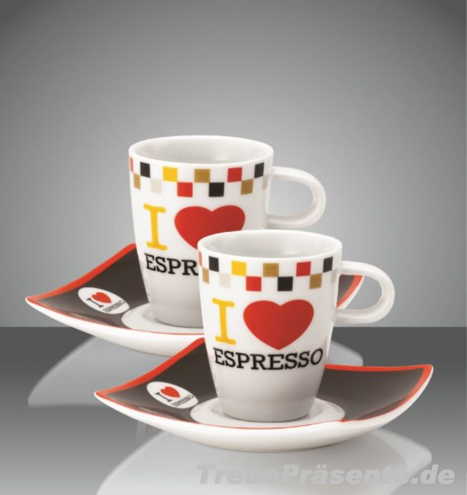 Espressotassen mit Herz