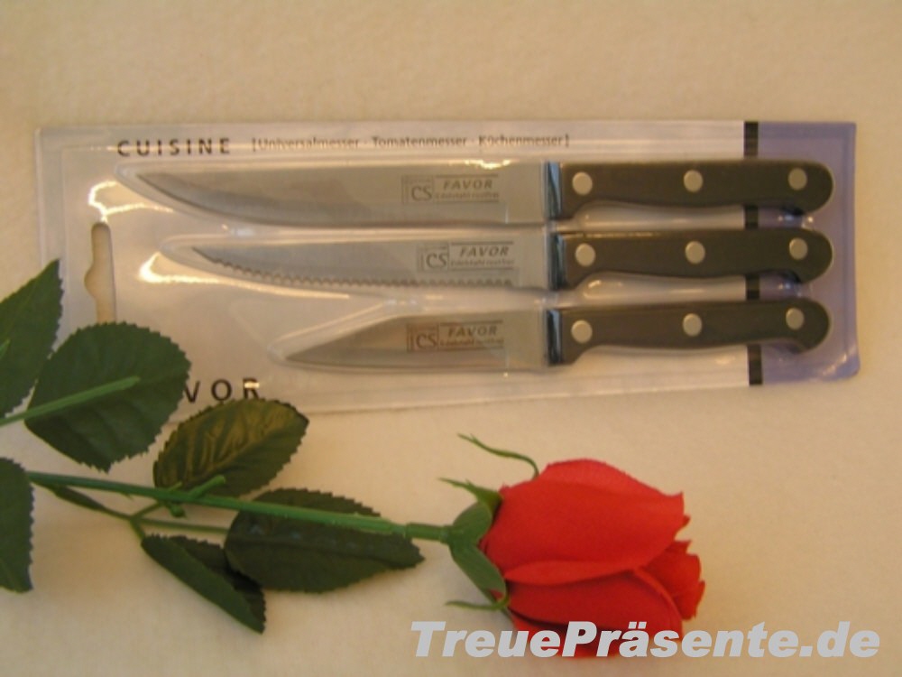 3-teiliges Messerset
