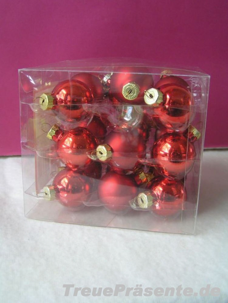 Christbaumkugeln rot