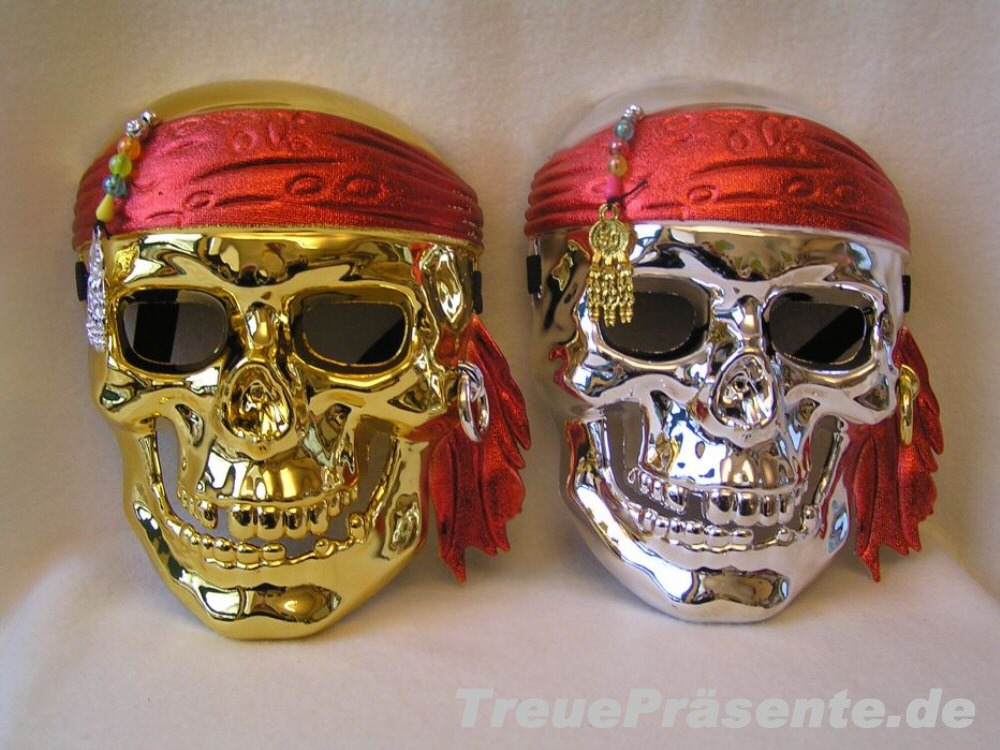 Piraten-Totenkopf-Maske